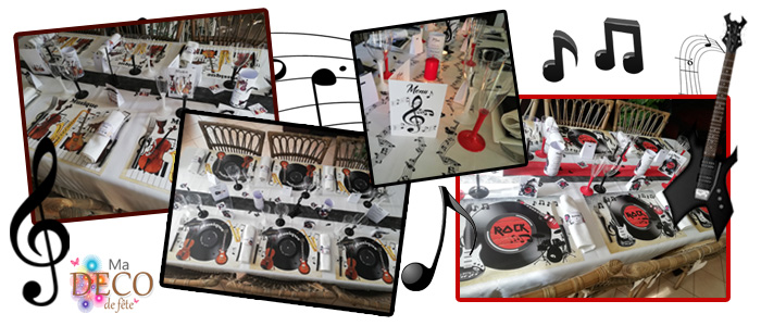 Decoration mariage thème musique: décorations mariage musique original